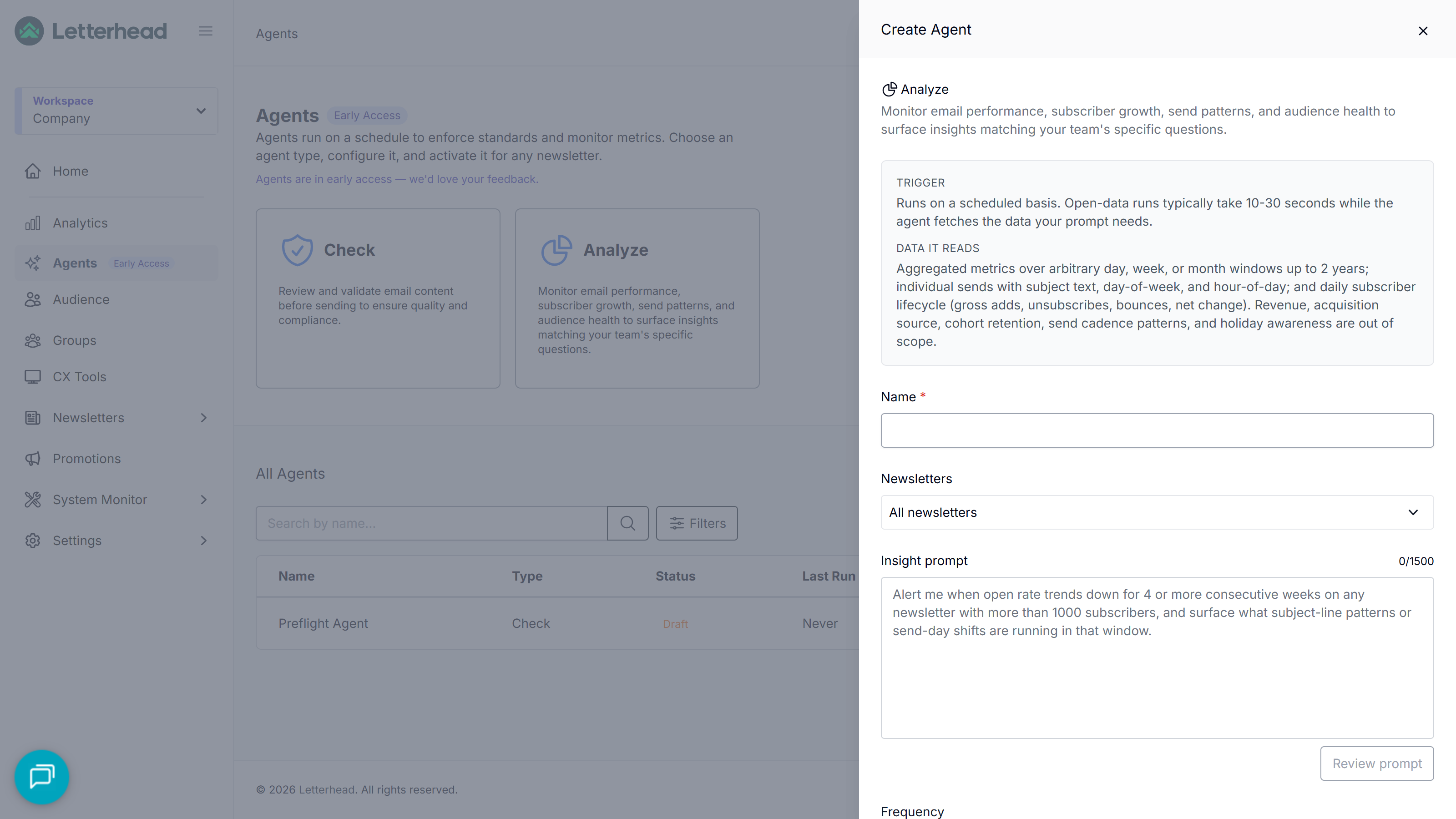 Insight on demand
