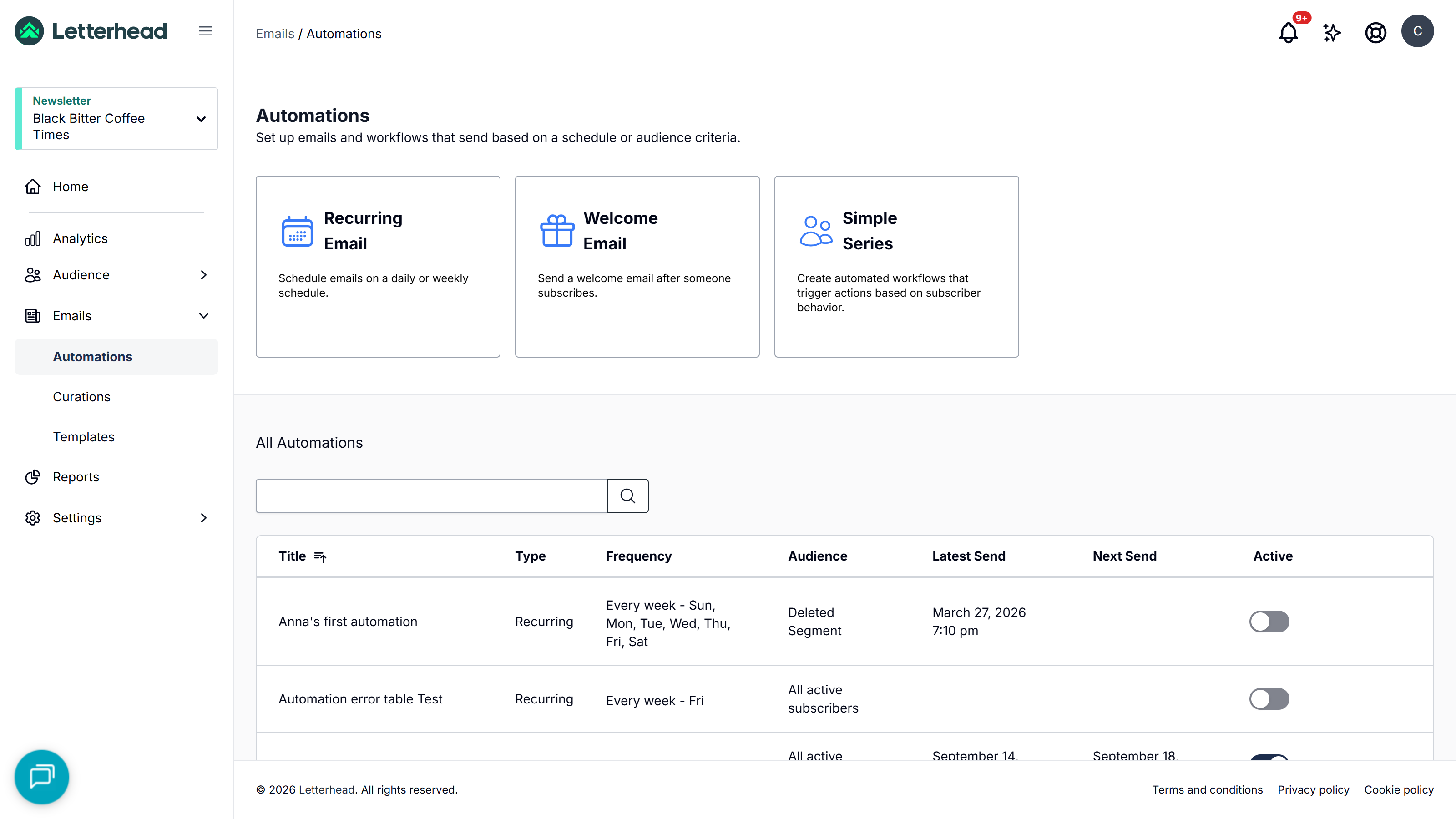 Journeys & automations