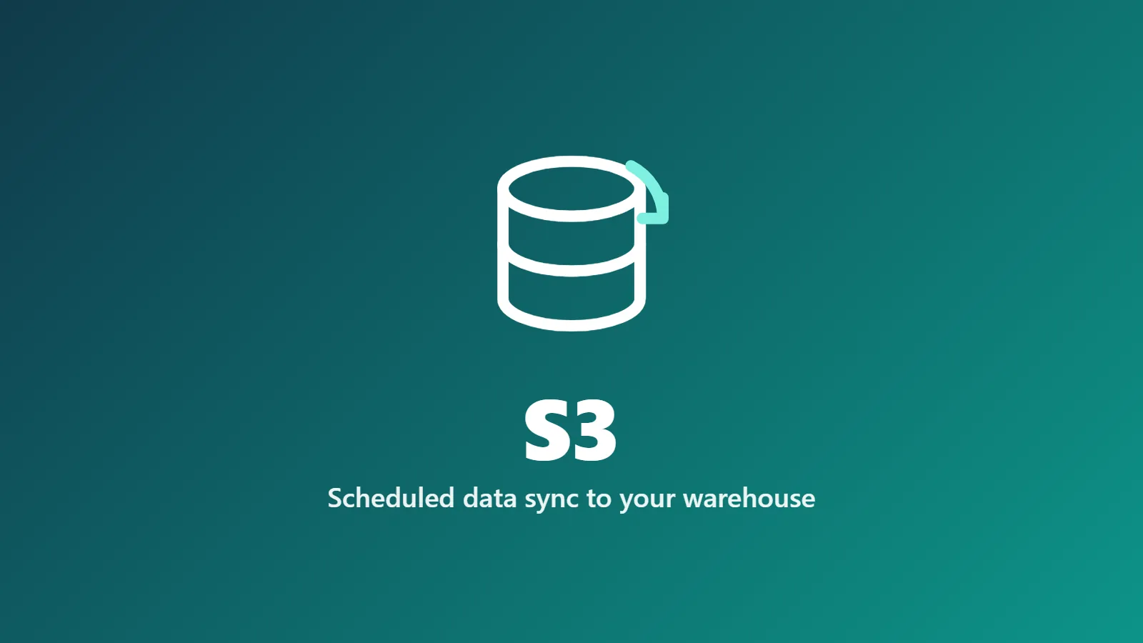 S3 & data sync