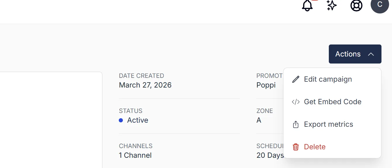 Sponsor reports