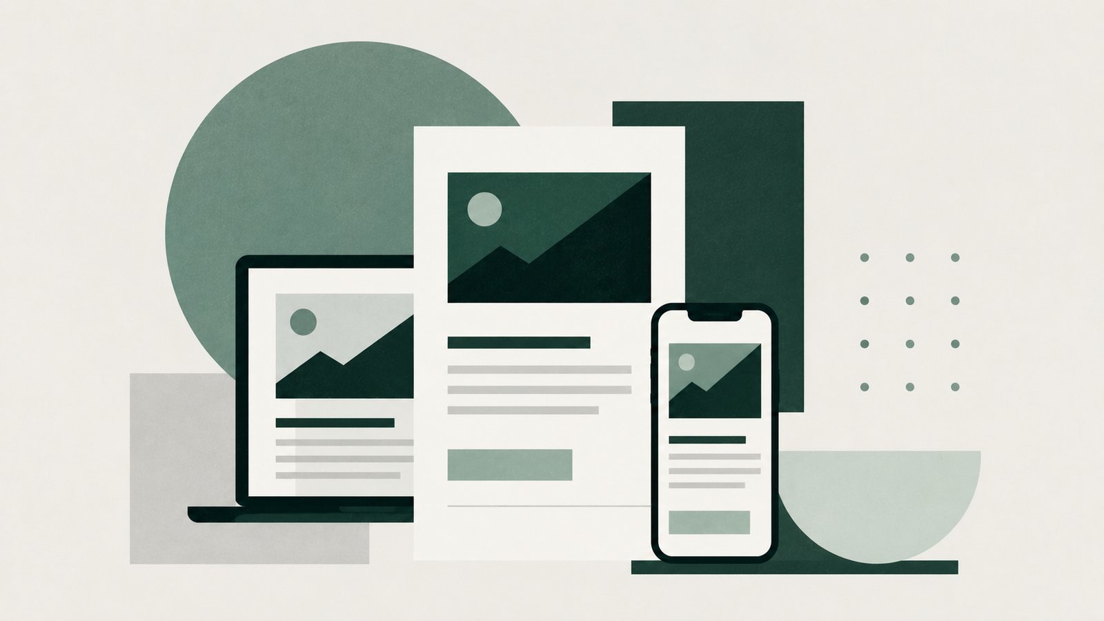 responsive design examples graphic