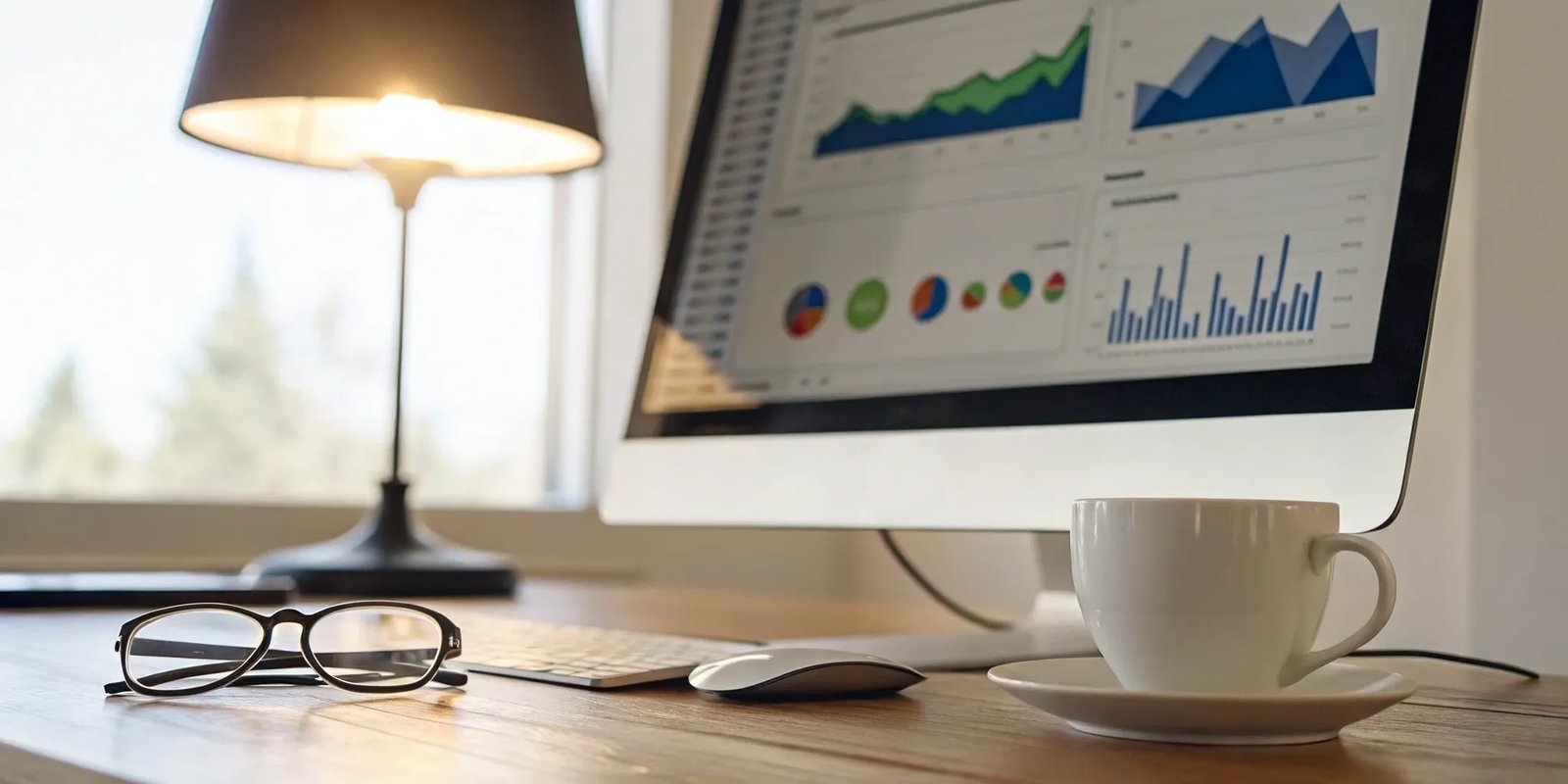 A dashboard with charts and metrics for tracking newsletter ad performance.