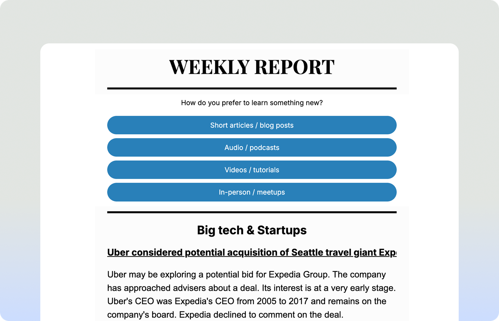 Turn newsletters into two-way conversations with Polls